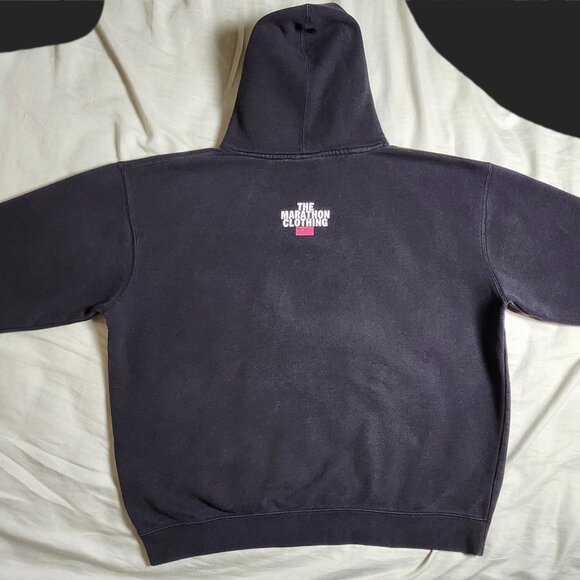 The Marathon Clothing Hoodie Nipsey Hussle Black Embroidered 56 inch Chest Size - Picture 13 of 16